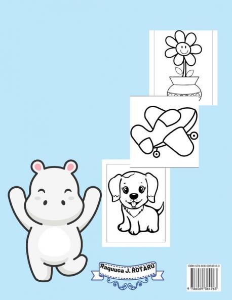 Simple Coloring Book for Toddler: Simple & Big Coloring Book for Toddler Easy And Fun Coloring Pages For Kids Preschool and Kindergarten. (Big Coloring Book for Kids Ages 1-4)