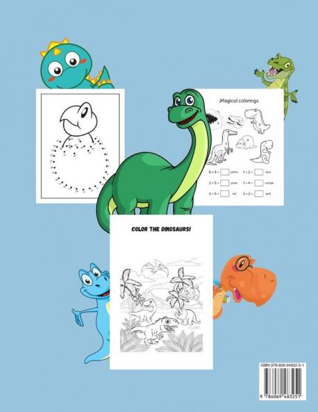 Dinosaurs - Activity Book for Kids