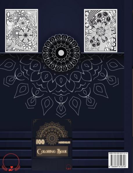 Flower Mandalas Coloring Book: Unique and Incredible Designs for Relax and Stress Relieving For Boys Girls Men and Women