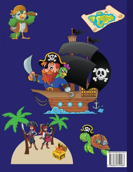 Pirate Coloring Book: For Kids