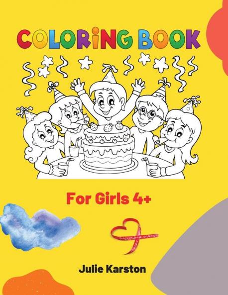 Coloring Book for Girls Ages 4-8: Color and activity book Coloring Book for Girls Ages 4-8 Educational Activity Book for Kids