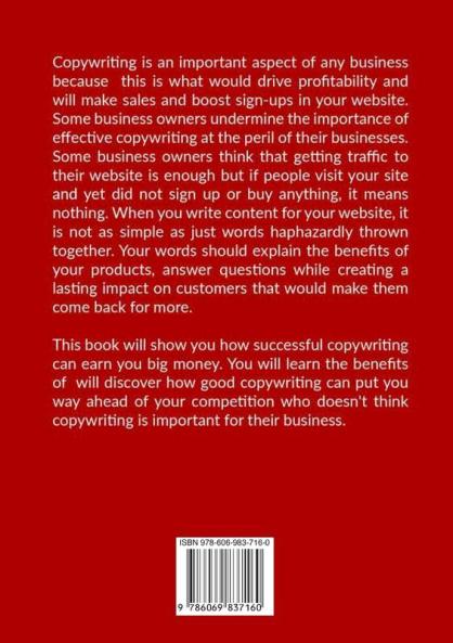Write and Grow Rich: The Essential Guide on How to Do Copywriting Like a Pro Discover How Effective Copywriting Can Get You To Earn Six Figures