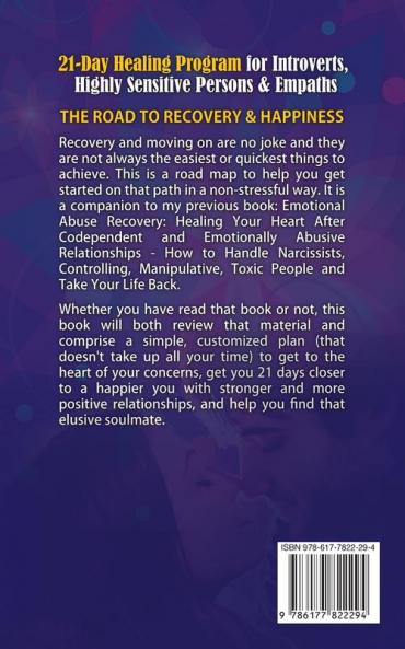 21-Day Healing Program for Introverts Highly Sensitive Persons & Empaths: Manifesting Love to Attract Your Soulmate with the Law of Attraction: Self-Love after Toxic Relationships & Emotional Abuse