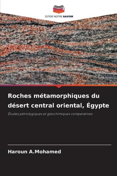 Roches métamorphiques du désert central oriental Égypte