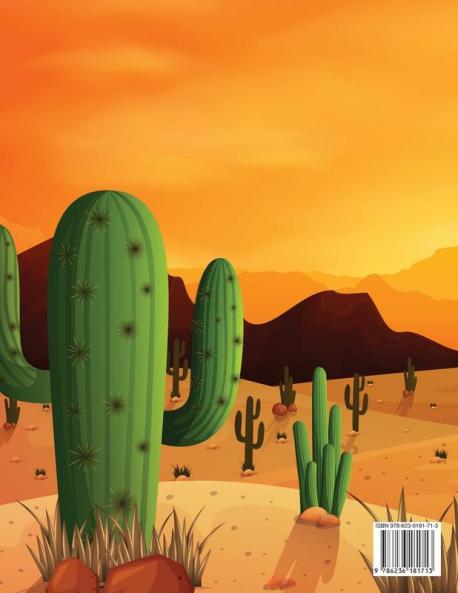 Cactus Coloring Book for Kids: Kids Coloring Book Filled with Cute Cactus Designs Cute Gift for Boys and Girls Ages 4-8