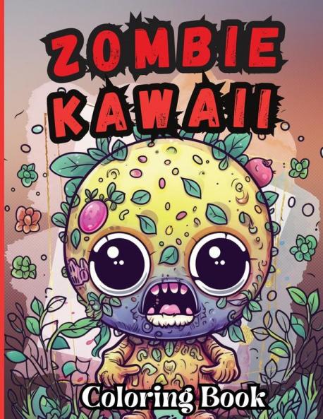 Zombie Kawaii Coloring Book