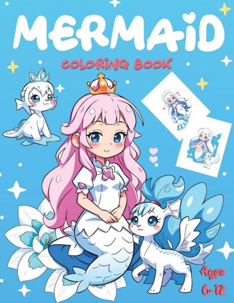 MERMA?D COLOR?NG BOOK