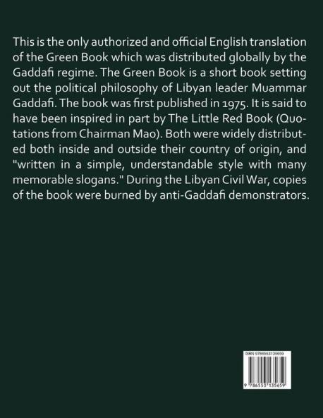 Gaddafi's The Green Book