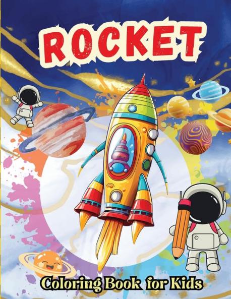 Rocket Coloring Book for Kids