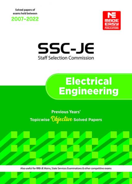 SSC JE : Electrical Engineering 2023 : Previous Years Objective Solved Papers