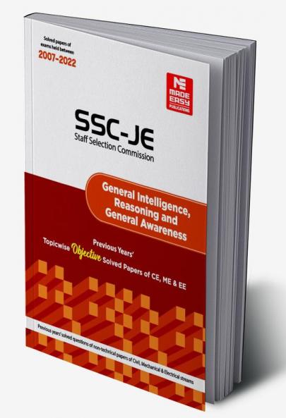 SSC JE : General Intelligence and Reasoning and General Awareness 2023 : Previous Years Objective Solved Papers