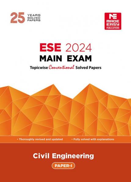 ESE 2024 Mains Examination Civil Engineering Conventional Paper I