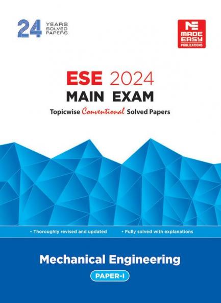 ESE 2024 Mains Examination Mechanical Engineering Conventional Paper I