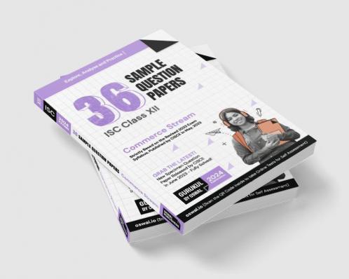 Gurukul 36 Sample Question Papers for ISC Commerce Stream Class 12 Exam 2024 : Solved New Specimen Questions (English I & II Maths Economics Commerce Accounts Physical Edu Comp Sc.)