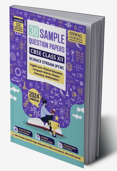 Oswal - Gurukul 36 Sample Question Papers Science Stream (PCM) : CBSE Class 12 Exam 2024