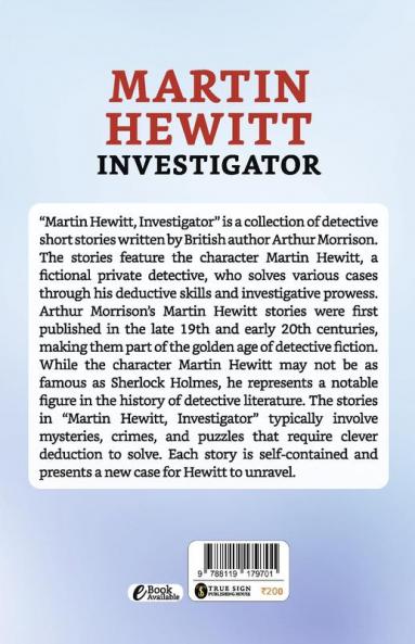 Martin Hewitt Investigator