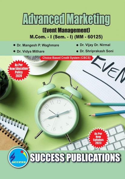 Event managementFirst Year M.ComSem-I-English