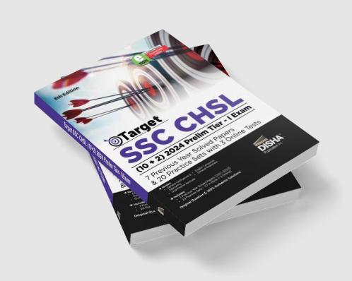 Target SSC CHSL (10 + 2) 2024 Prelim Tier I Exam - 7 Previous Year Solved Papers & 20 Practice Sets with 3 Online Tests 6th Edition | Combined Higher Secondary Level | Staff Selection Comission | PYQ | Mock Test