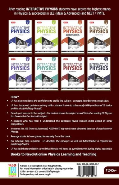 MTG Interactive Physics Volume 4 - Work Power & Energy | Physics Book