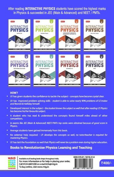 MTG Interactive Physics Volume 5 - How to Prepare & Excel in Exams | Physics Book