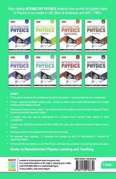 MTG Interactive Physics Volume 6 - Electrostatics & Electricity | Physics Book