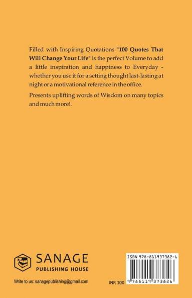 100 Quotes That Will Change Your Life