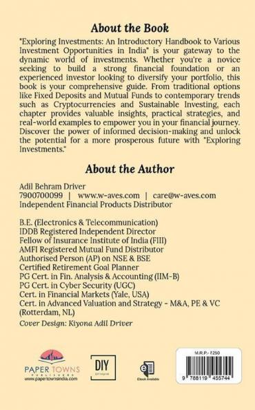 EXPLORING INVESTMENT: AN INTRODUCTORY HANDBOOKTO VARIOUS INVESTMENTOPPORTUNITIES IN INDIA