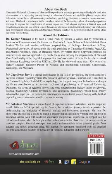 Humanities Unbound A journey of ideas and perspectives