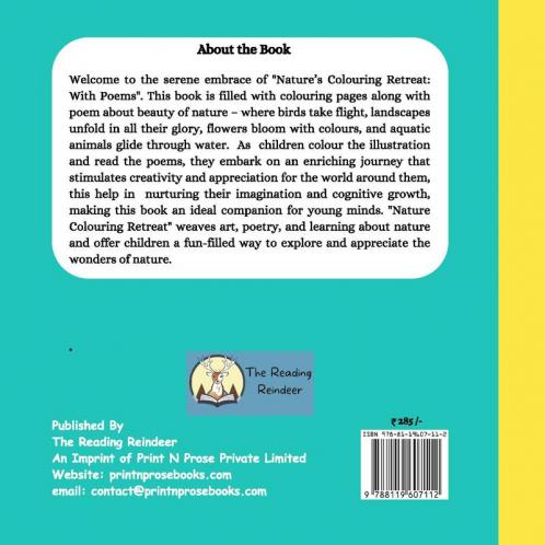 Nature's Colouring Retreat: With Poems (Nature Art)