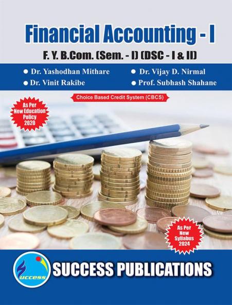 Financial Accounting - I(F.Y.B.COMSem.-I) SPPU-Text(English)