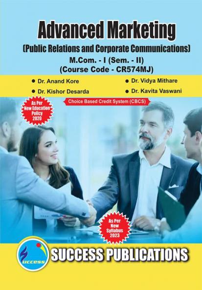 Public Relations and Corporate CommunicationsFirst Year M.ComSem-II-English