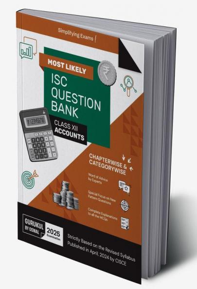 Gurukul By Oswal Accounts Most Likely Question Bank : ISC Class 12 for 2025 Exam