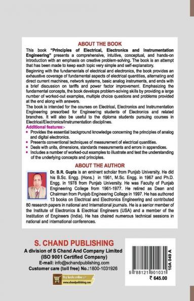 PRINCIPLES OF ELECTRICALELECTRONICS AND INSTRUMENTATION