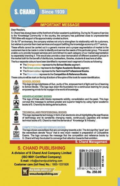 S. Chand's Pratiyogi Parikshaon Ke Liye Hindi