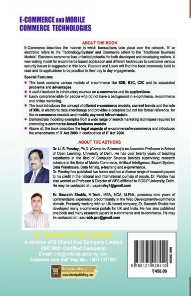 E-COMMERCE AND MOBILE COMMERCE TECHNOLOGIES