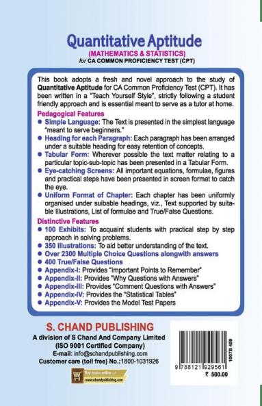 QUANTITATIVE APTITUDE FOR CPT