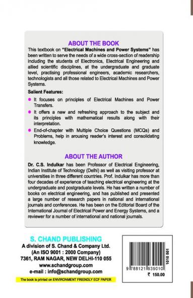 ELECTRICAL MACHINES & POWER SYSTEMS (PROBLEMS WITH SOLUTIONS