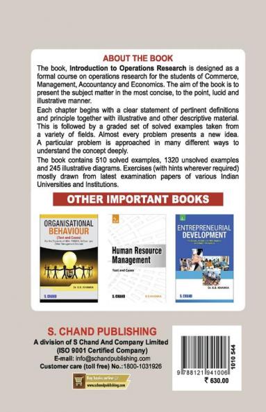 INTRODUCTION TO OPERATION RESEARCH