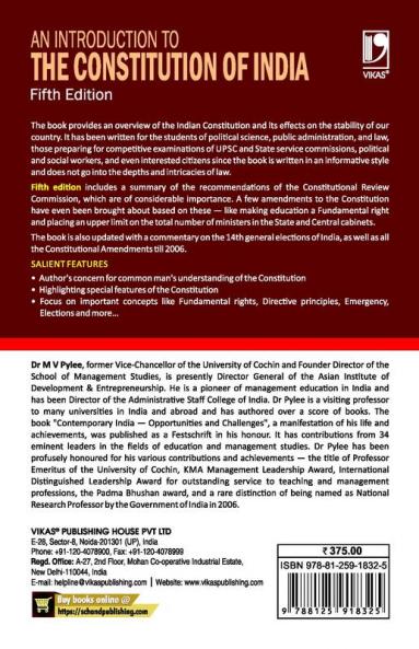 An Introduction To The Constitution Of I