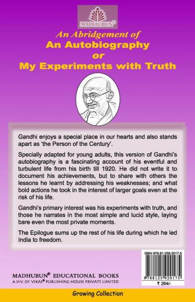An Autobiography Or My Experiments With Truth (Mahatma Gandhi)