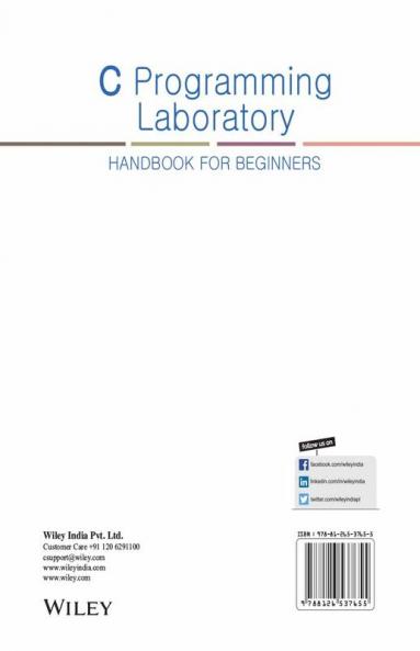 C Programming Laboratory: Handbook for Beginners