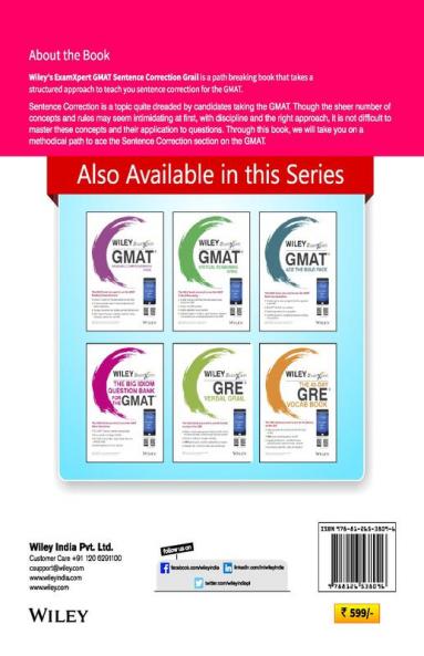 Wiley's ExamXpert GMAT Sentence Correction Grail