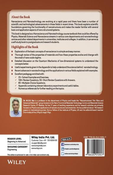 Nanoscience and Nanotechnology: Fundamentals of Frontiers