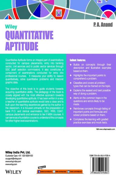 Wiley's Quantitative Aptitude
