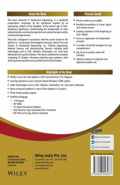 Elements of Mechanical Engineering