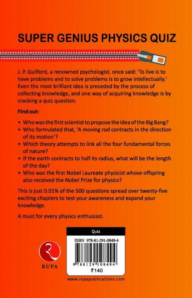 Rupa Book of Super Genius Physics Quiz