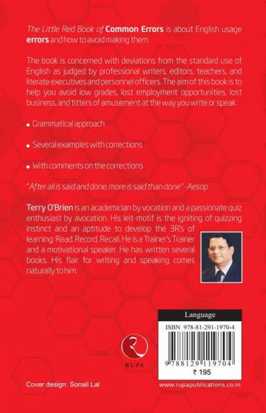 LITTLE RED BOOK COMMON ERRORS