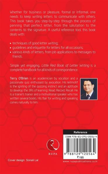 LITTLE RED BOOK LETTER WRITING
