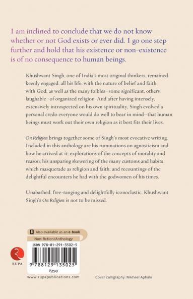 On Religion (Selected Writings)