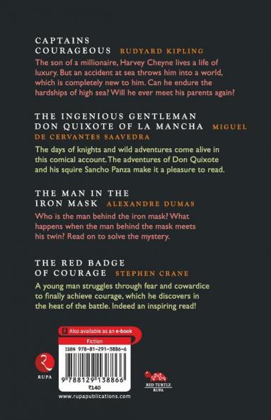 Junior Classic - Book 2 (Captains Courageous The Ingenious Gentleman Don Quixote of La Mancha The Man in the Iron Mask The Red Badge of Courage) (Junior Classics)